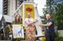 An eight-foot giraffe is due to arrive in Croydon