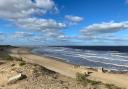 The beach at Winterton-on-Sea - not a soul in sight
