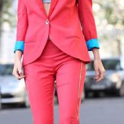 Cigarette trousers, £425, and fitted blazer, £650