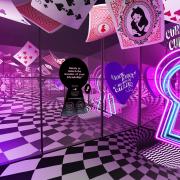 The Alice in Wonderland-inspired room at Disney’s Wonder of Friendship: The Experience