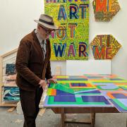 Bob And Roberta Smith RA will create flags to fly around Mayfair as part of Art in Mayfair festival