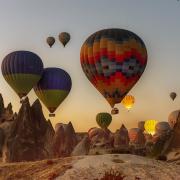 Cappadocia is famed for its hot air balloon rides
