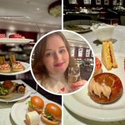 Afternoon tea at the Strand Palace Hotel